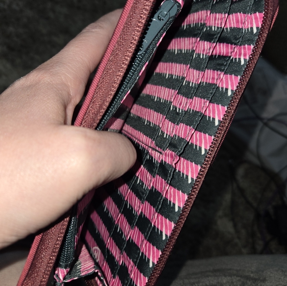 Vera Bradley burgundy wristlet wallet - Picture 6 of 7